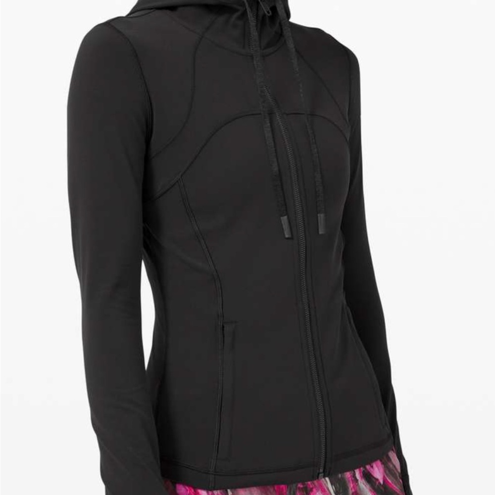 Lululemon Black Hooded Define Jacket Nulu